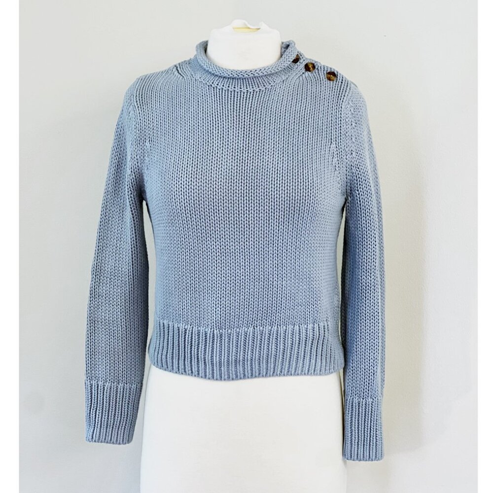 LAKE Jane Sweater in Dusty Blue